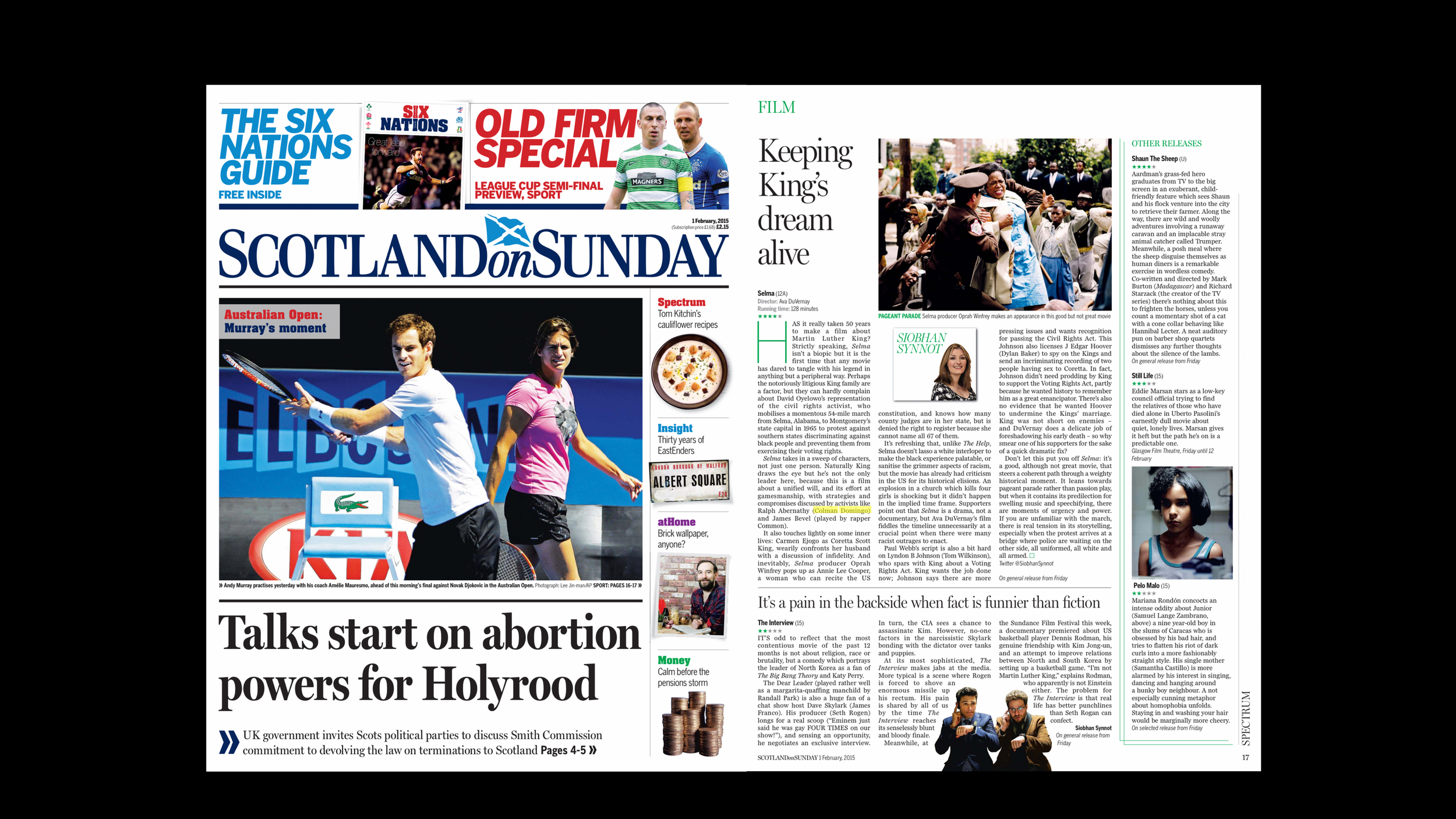 Scotland On Sunday | Selma