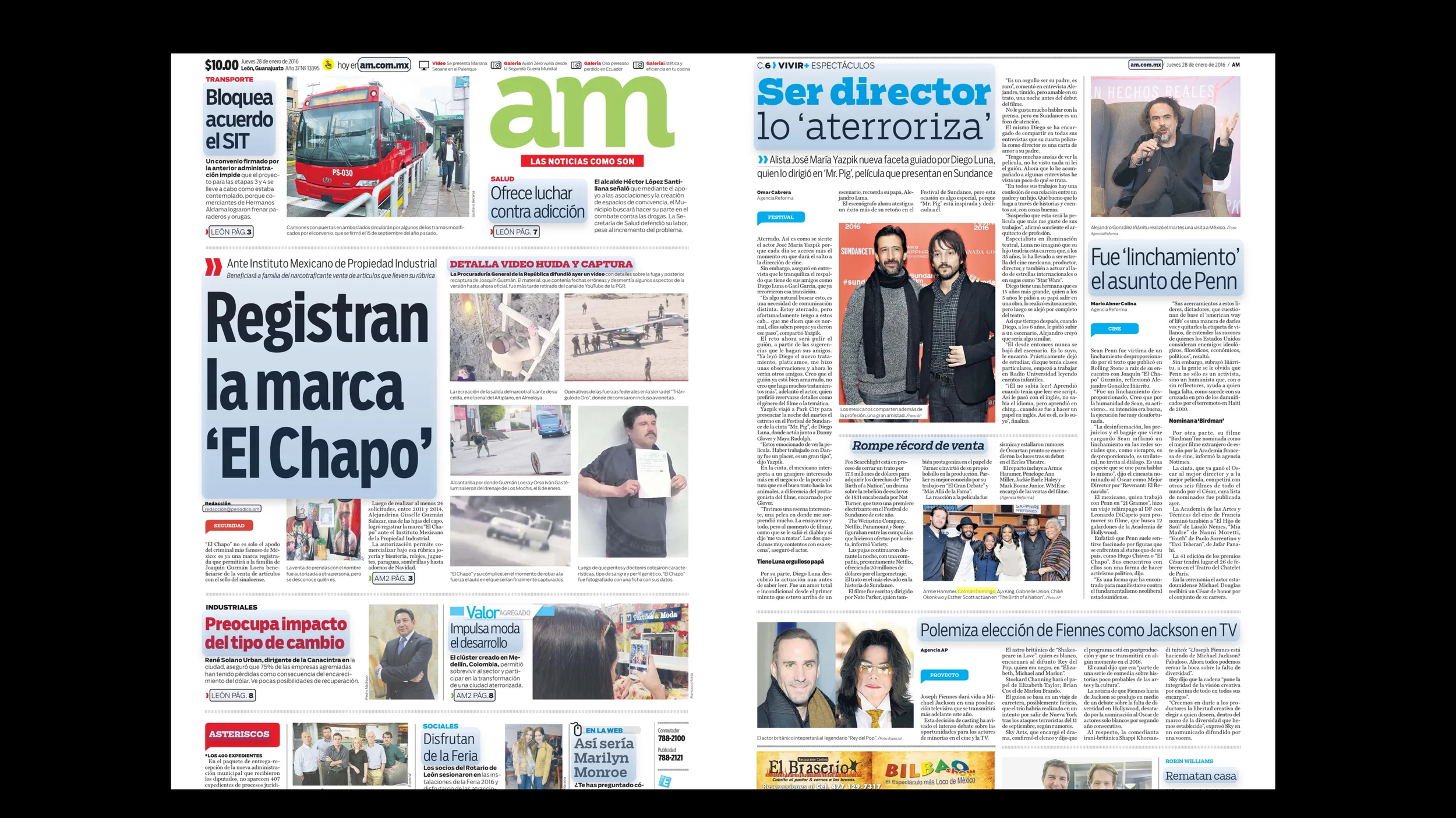 Periódico AM León Mexico | Rompe Récord de Venta (FOXSearchlight buys "The Birth Of A Nation" for a record $17.5 Million