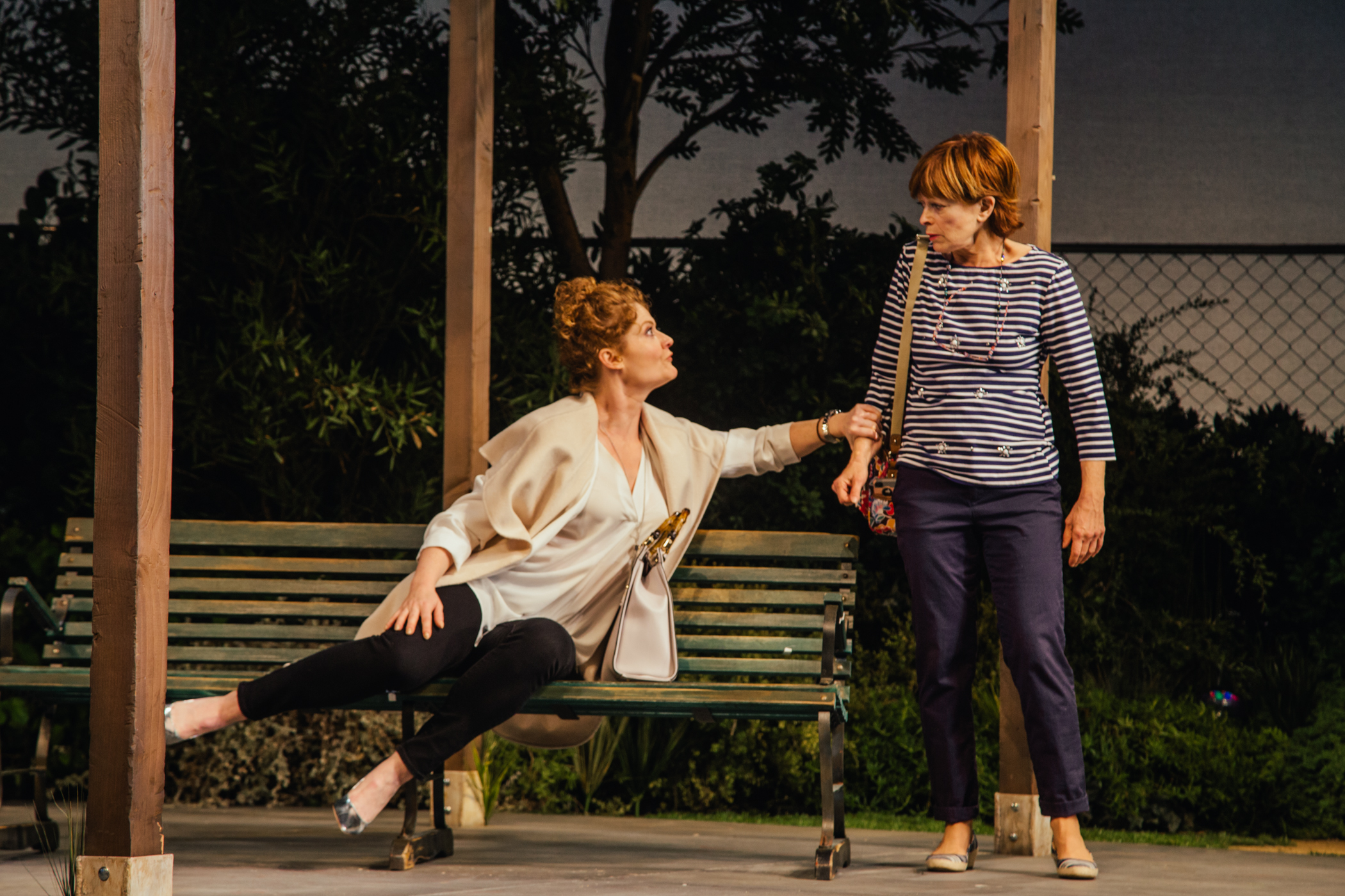  Rebecca Wisocky and Frances Fisher. Photo by Jeff Lorch Photography. 