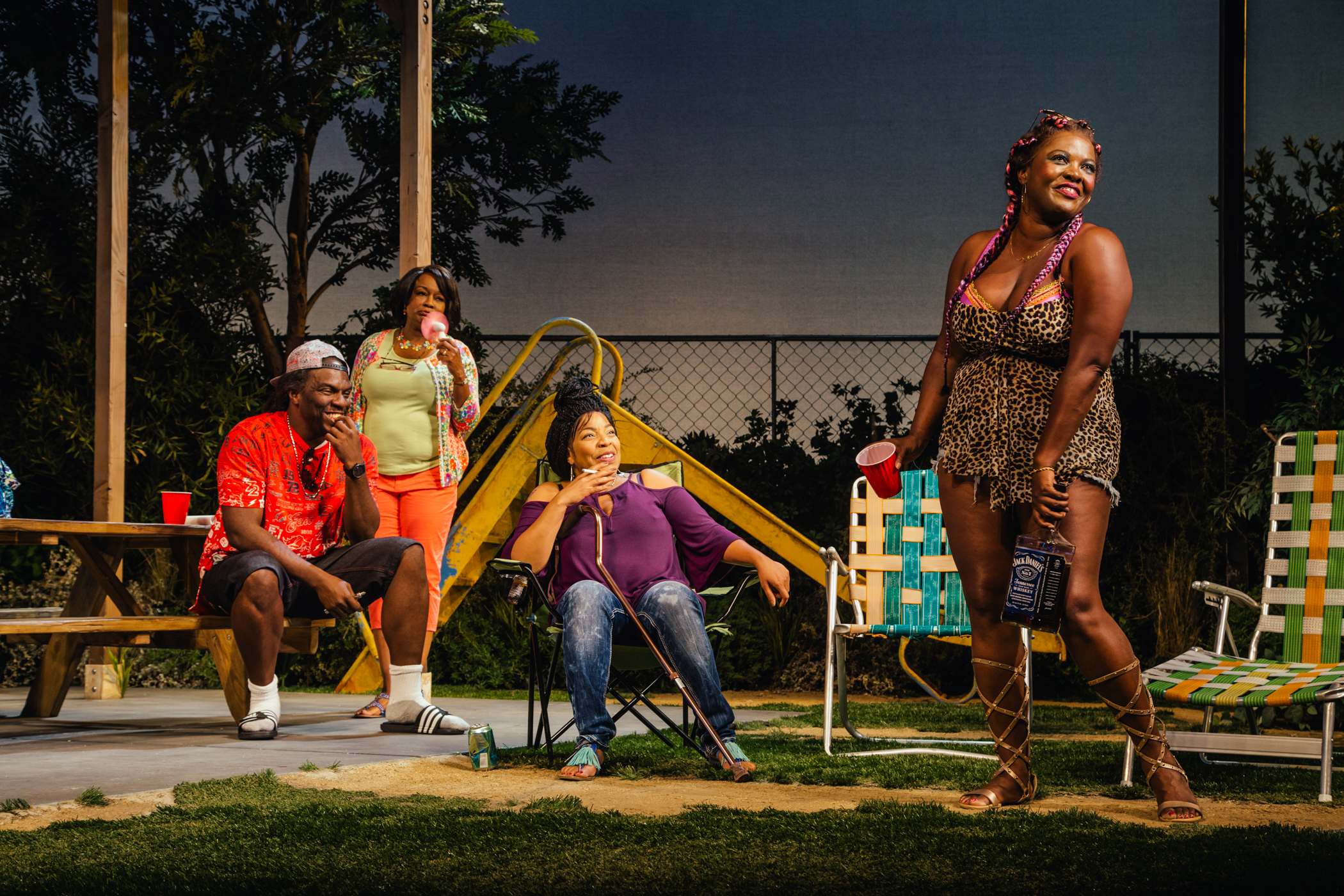  Omar J. Dorsey, Yvette Cason, Kimberly Hébert Gregory and Heather Alicia Simms. Photo by Jeff Lorch Photography. 