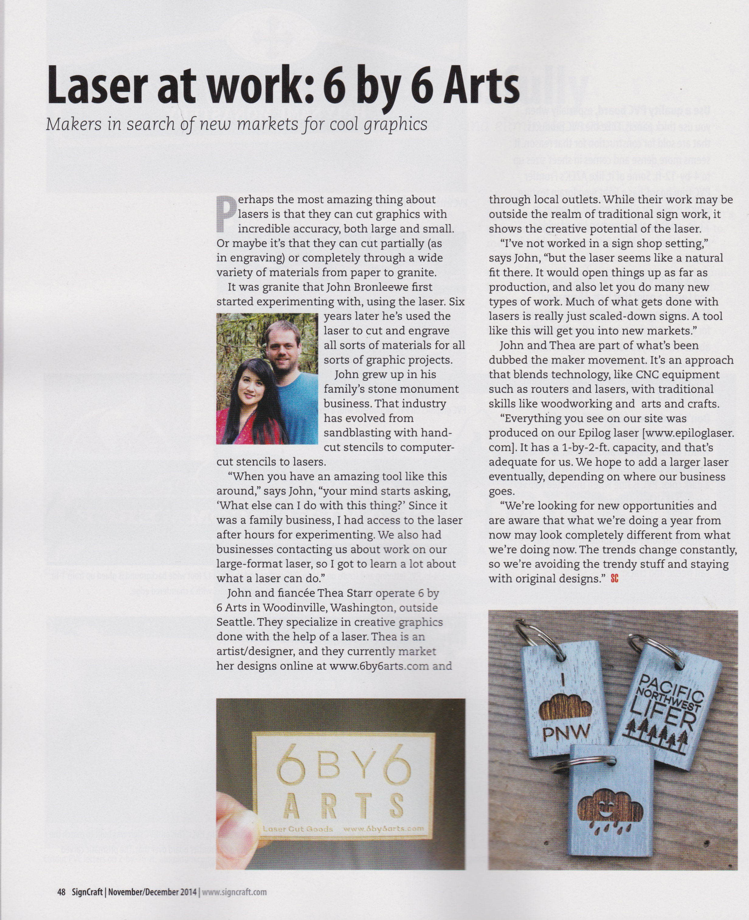SignCraft Magazine Feature
