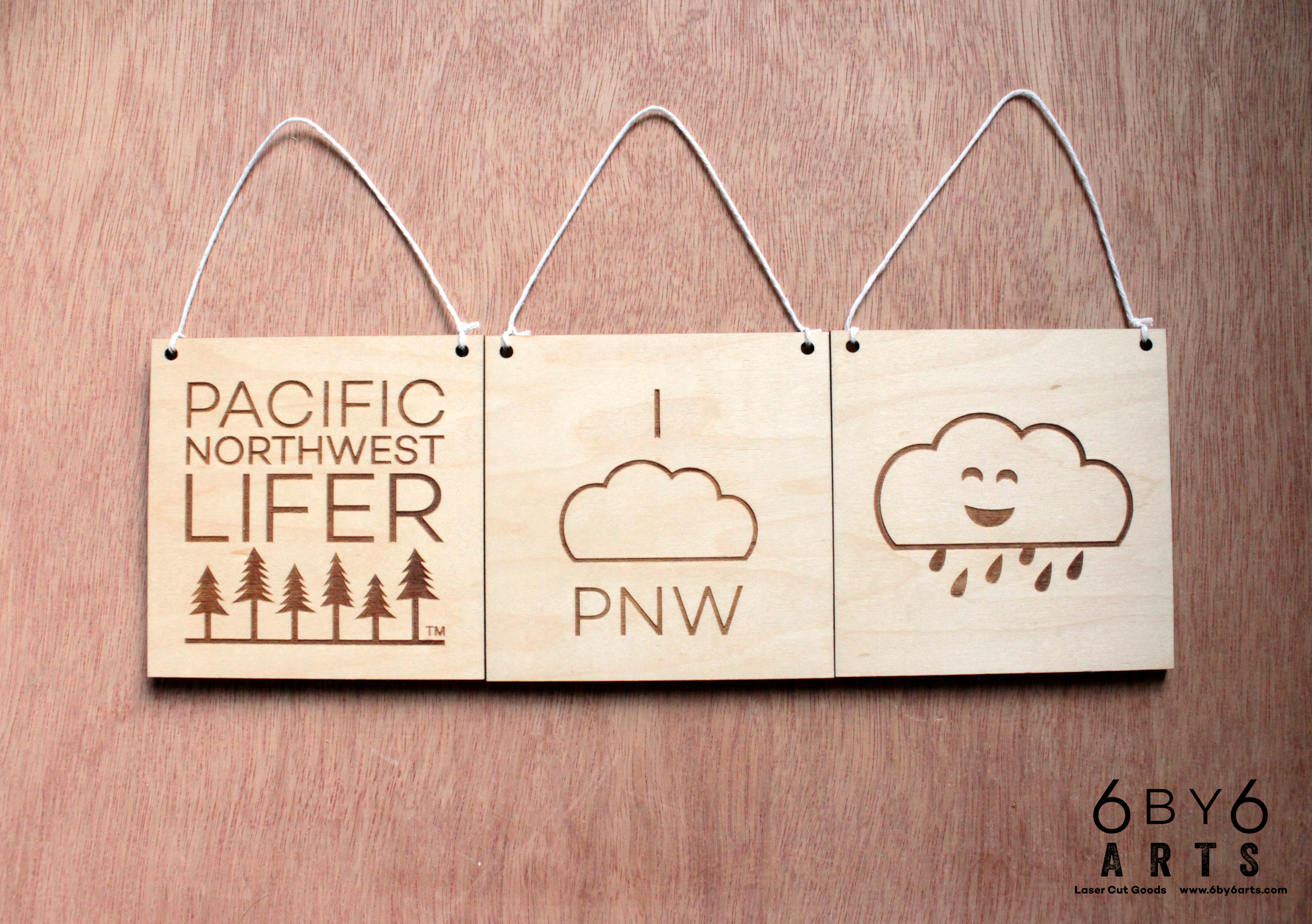 6 by 6 Arts - Pacific Northwest Lifer Series Wall Art