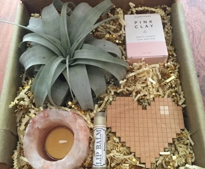 Your Secret Admirer Box - Off To College Box . Featuring our 8 bit heart magnet . Photo by Your Secret Admirer Box