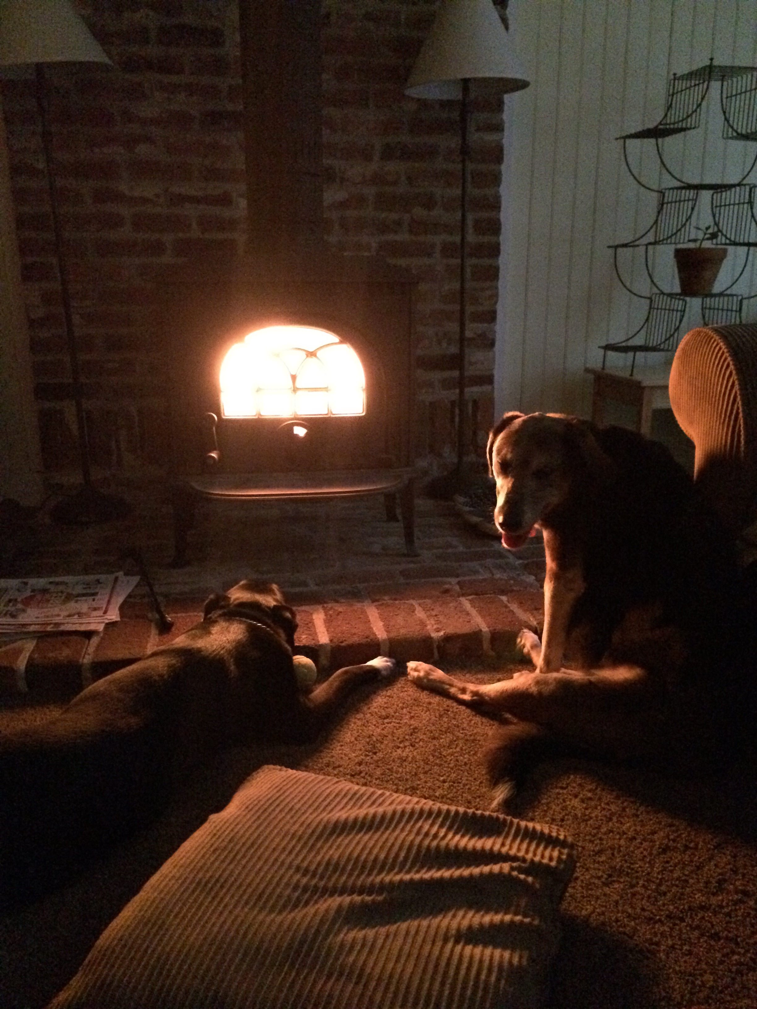 Baberham & Toki = fireplace fans. 