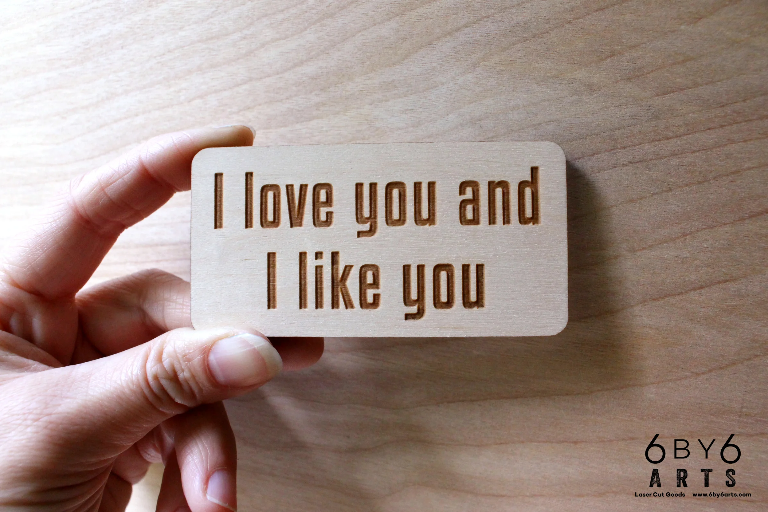 I Like You And I Love You Magnet 