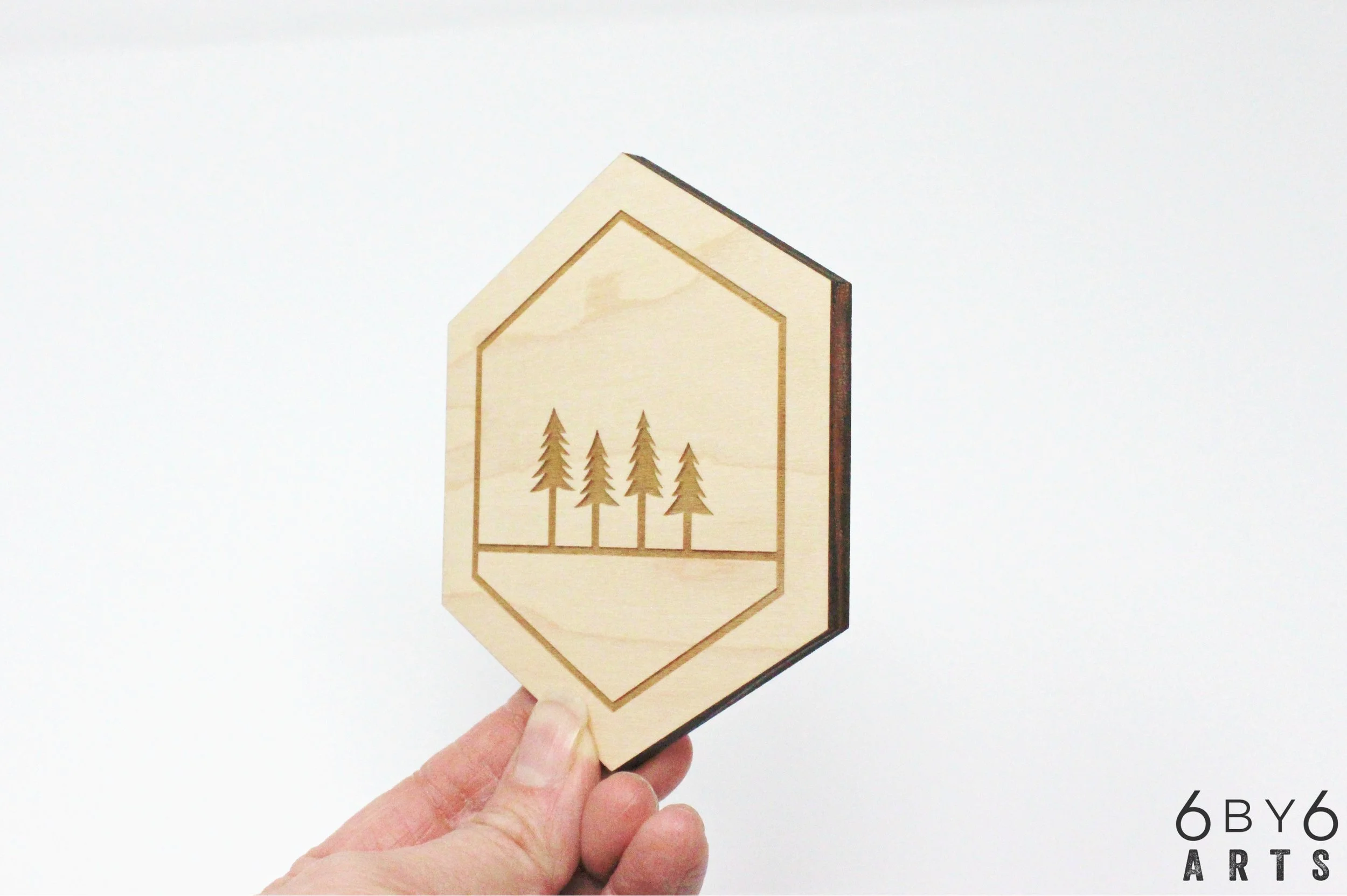 Wood Coasters | 6 by 6 Arts