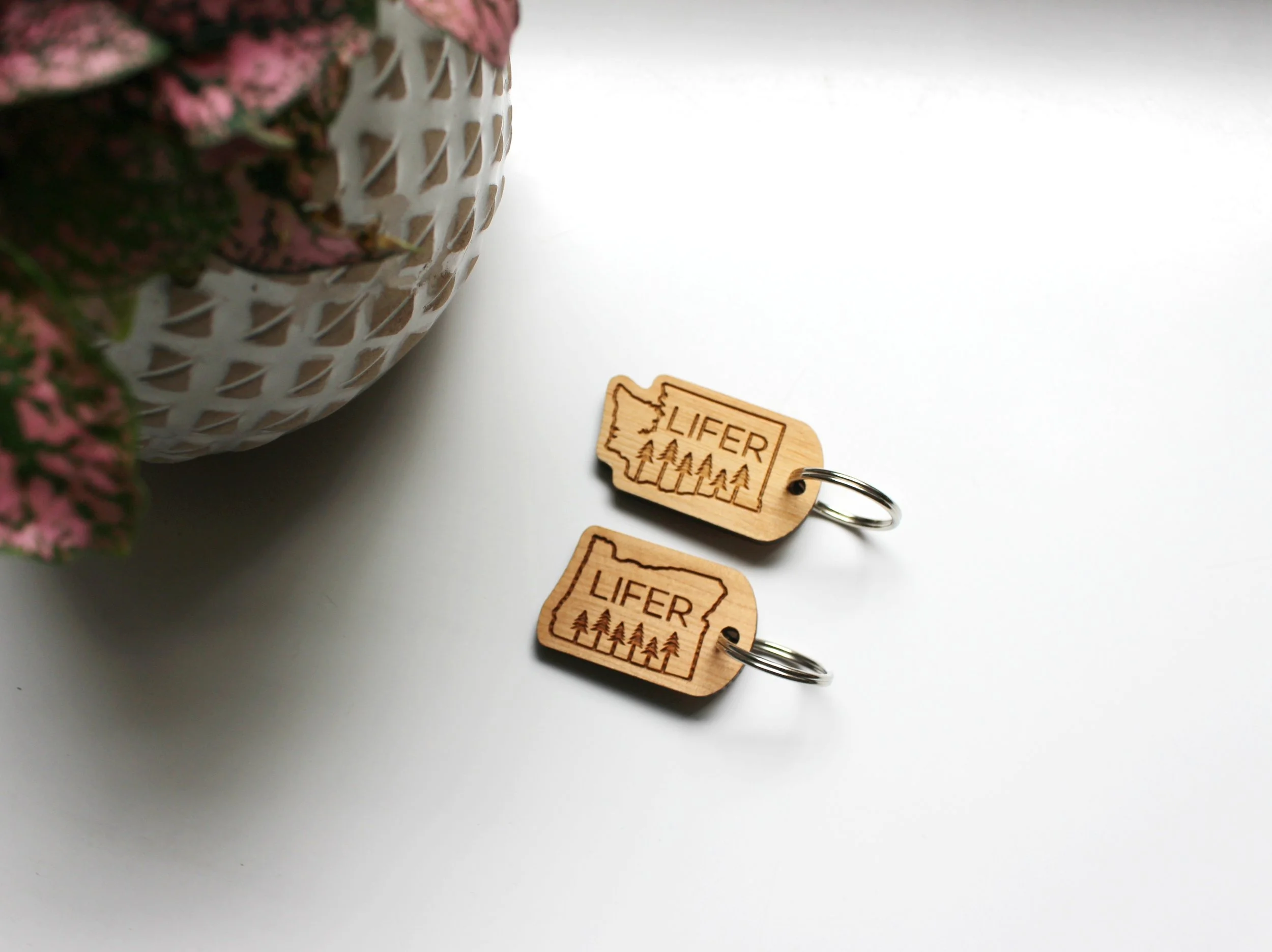 Oregon | Washington Lifer Keychains