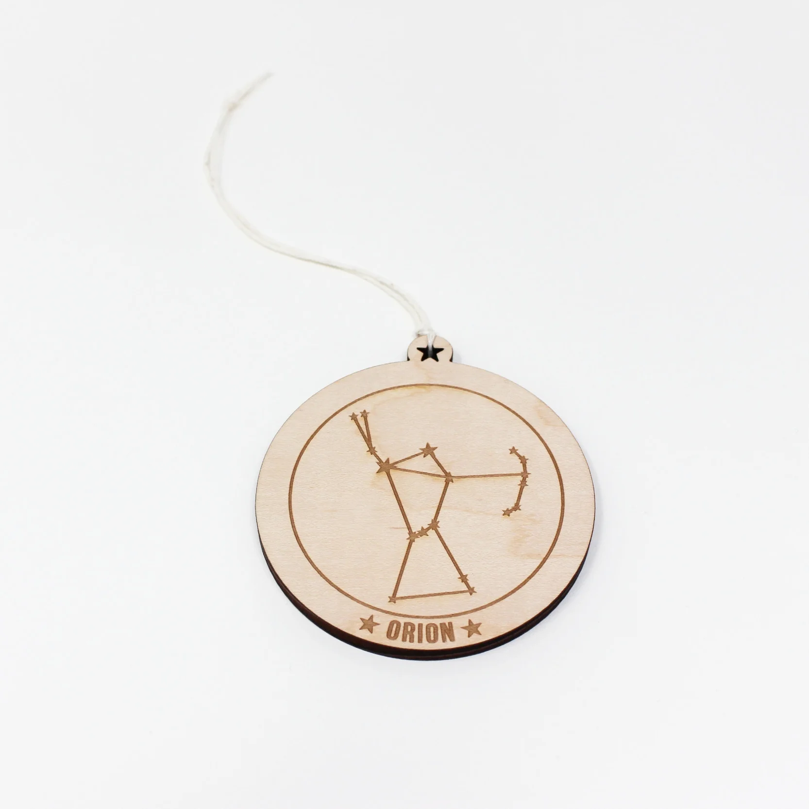 Orion Constellation Wood Ornament