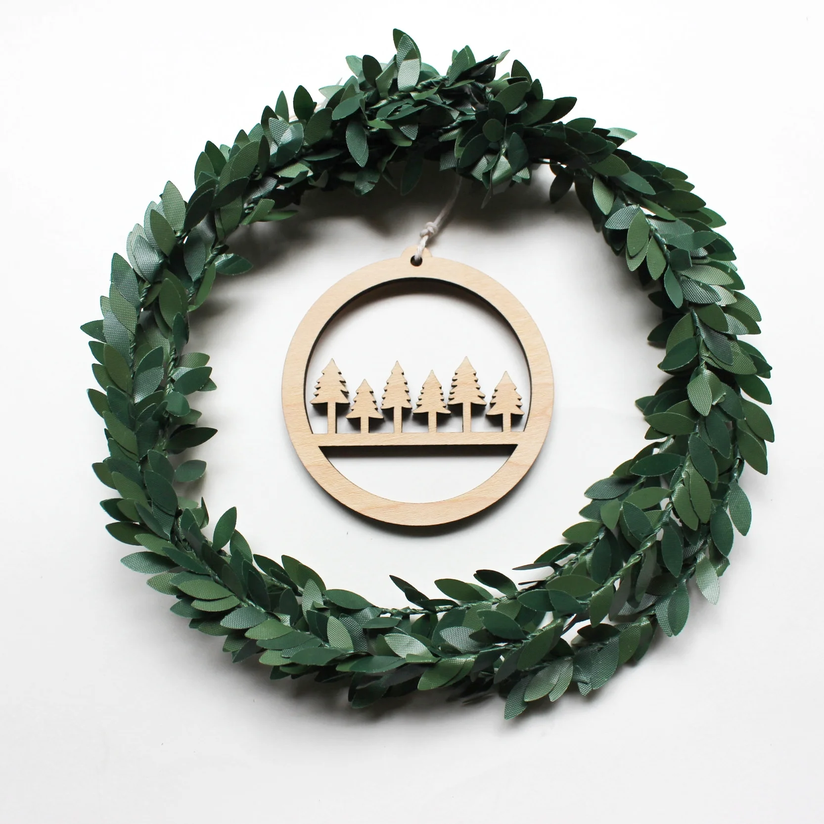 Family of Trees Wood Ornament | 6 by 6 Arts