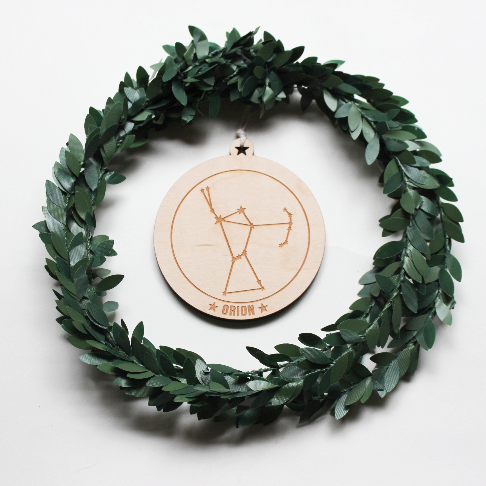 Orion Constellation Wood Ornament | 6 by 6 Arts