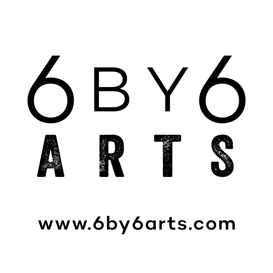 6 by 6 Logo Square Sticker with URL.png