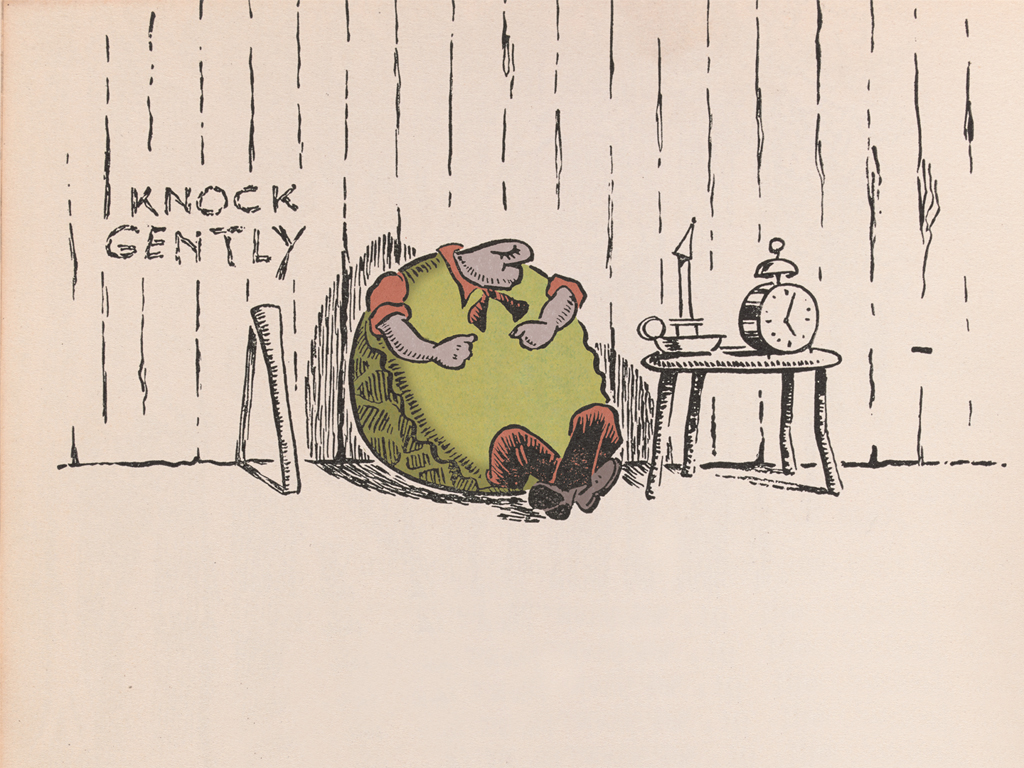 Dreamy Bill , the oldest tortoise in the world, is impossible to wake up. But cheeky Monkey Martin gives it a good try, by rapping on his shell. Tap , tap, tapitty tap! The tortoise's shell is a solo cello, and the children watc