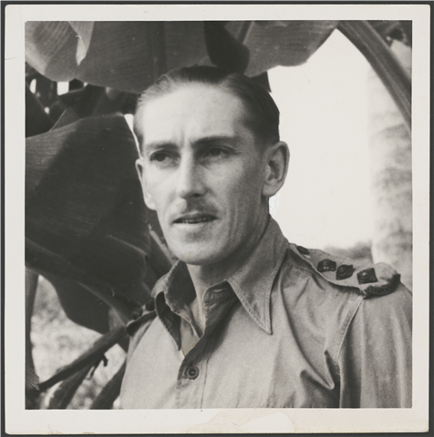 Captain Leslie Greener in Malaya, 1941 (Courtesy National Library of Australia)