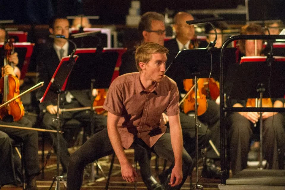 Cole Jenkins with the NZSO performing 'The Happiness Box', 13 May 2015