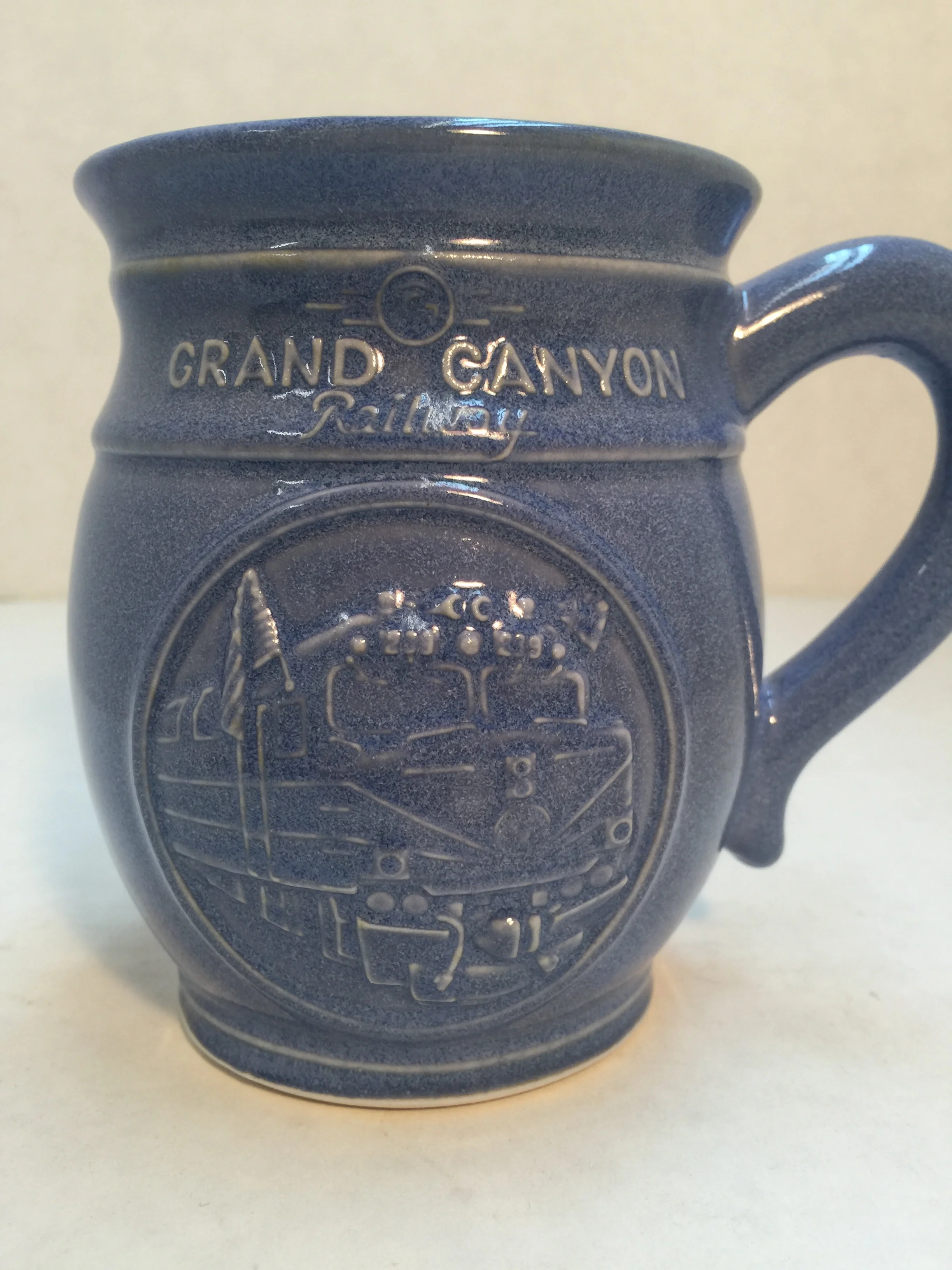Grand Canyon Railway Diesel Mug in blue