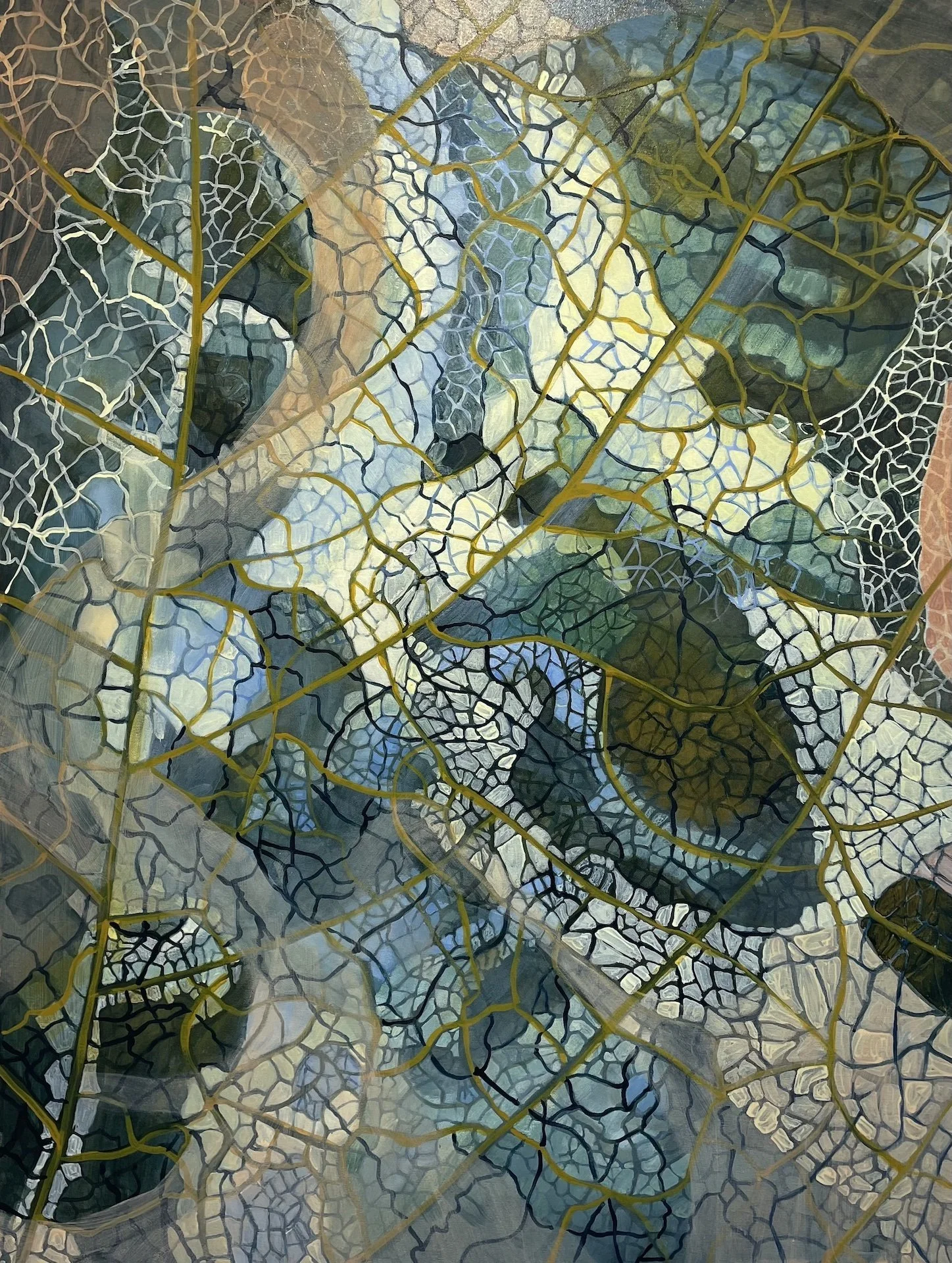 acrylic on canvas, 36” x 30”, 2025