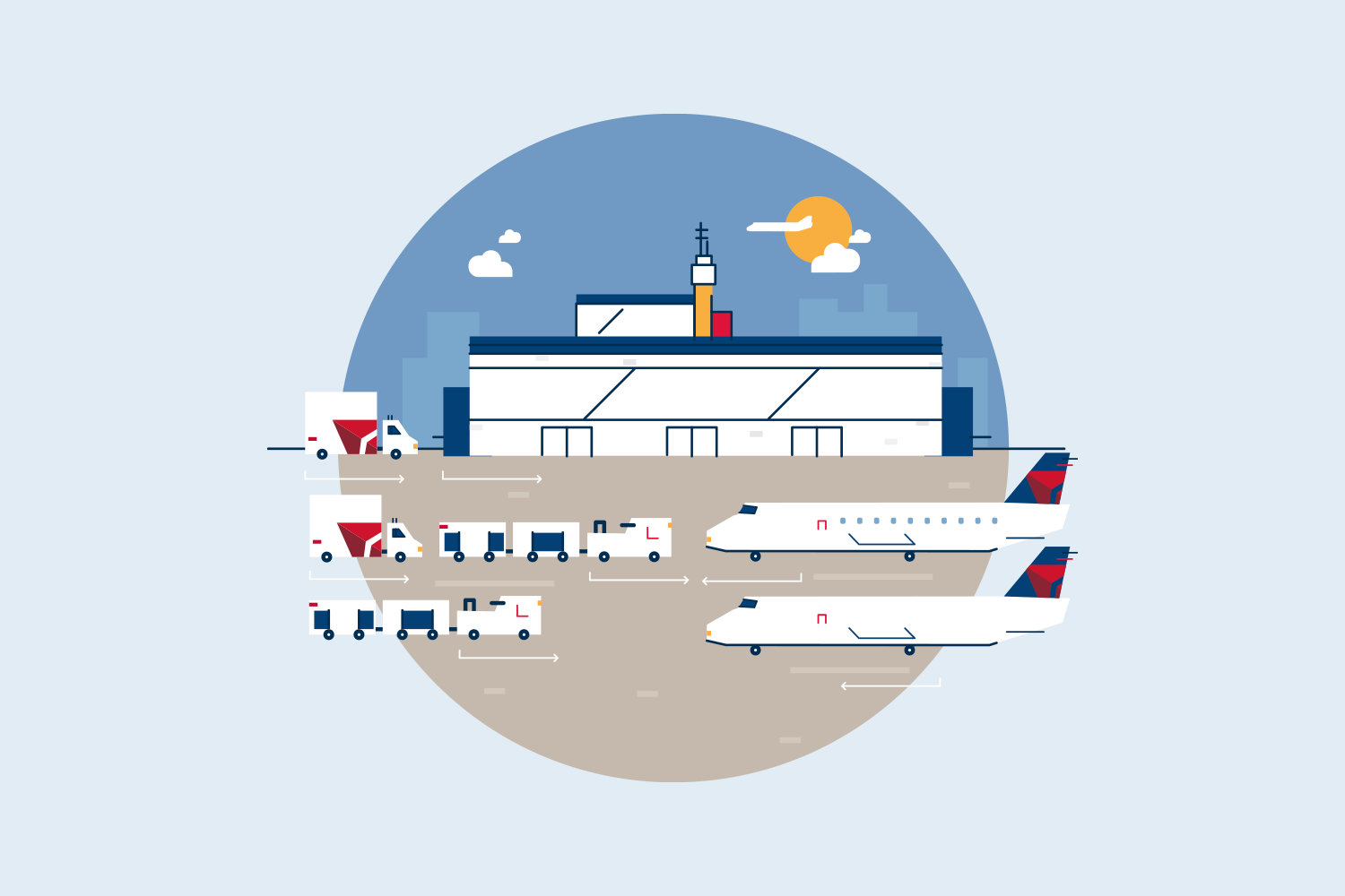 The healthcare landscape is quickly developing , which presented Delta with a unique opportunity to engage with their employees. We designed a new experience for employees to engage and learn about their health benefits .