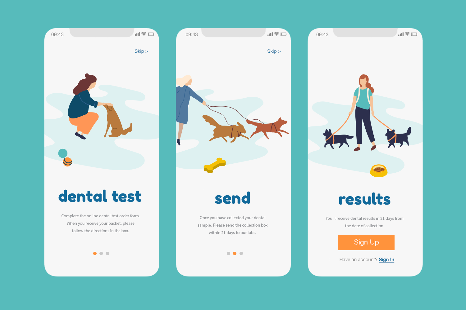 (mobile experience for app sign-up flow)