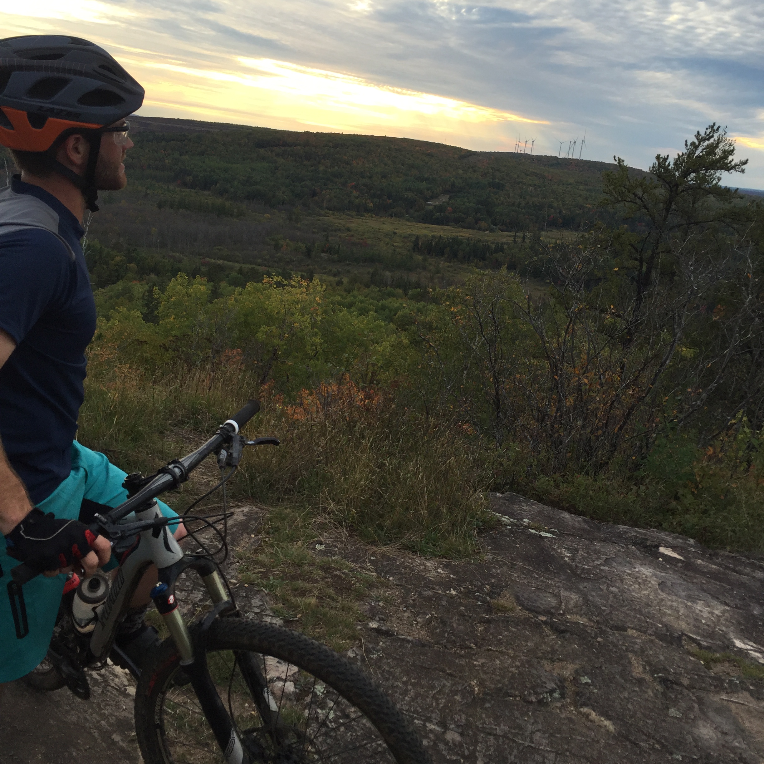 Lookout Mountain provides a view of Minnesota Power’s Taconite Ridge wind farm. Together the wind turbines can produce up to 25MW of renewable energy. The Minnesota Power Foundation provided a grant of $2050 to help complete the trail. 