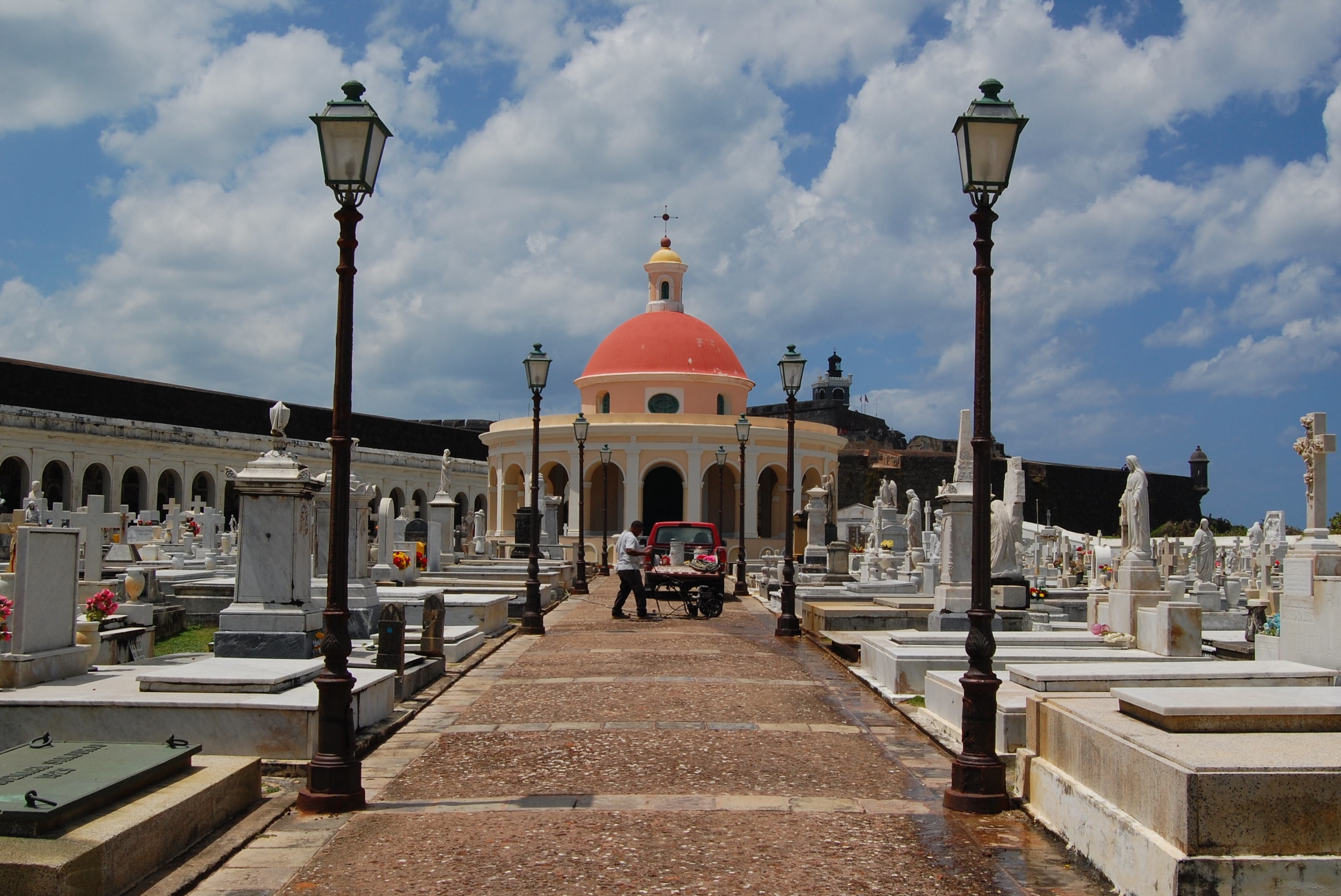 Santa Maria Magdalena de Pazzis Cemetery in Old San Juan, Puerto Rico