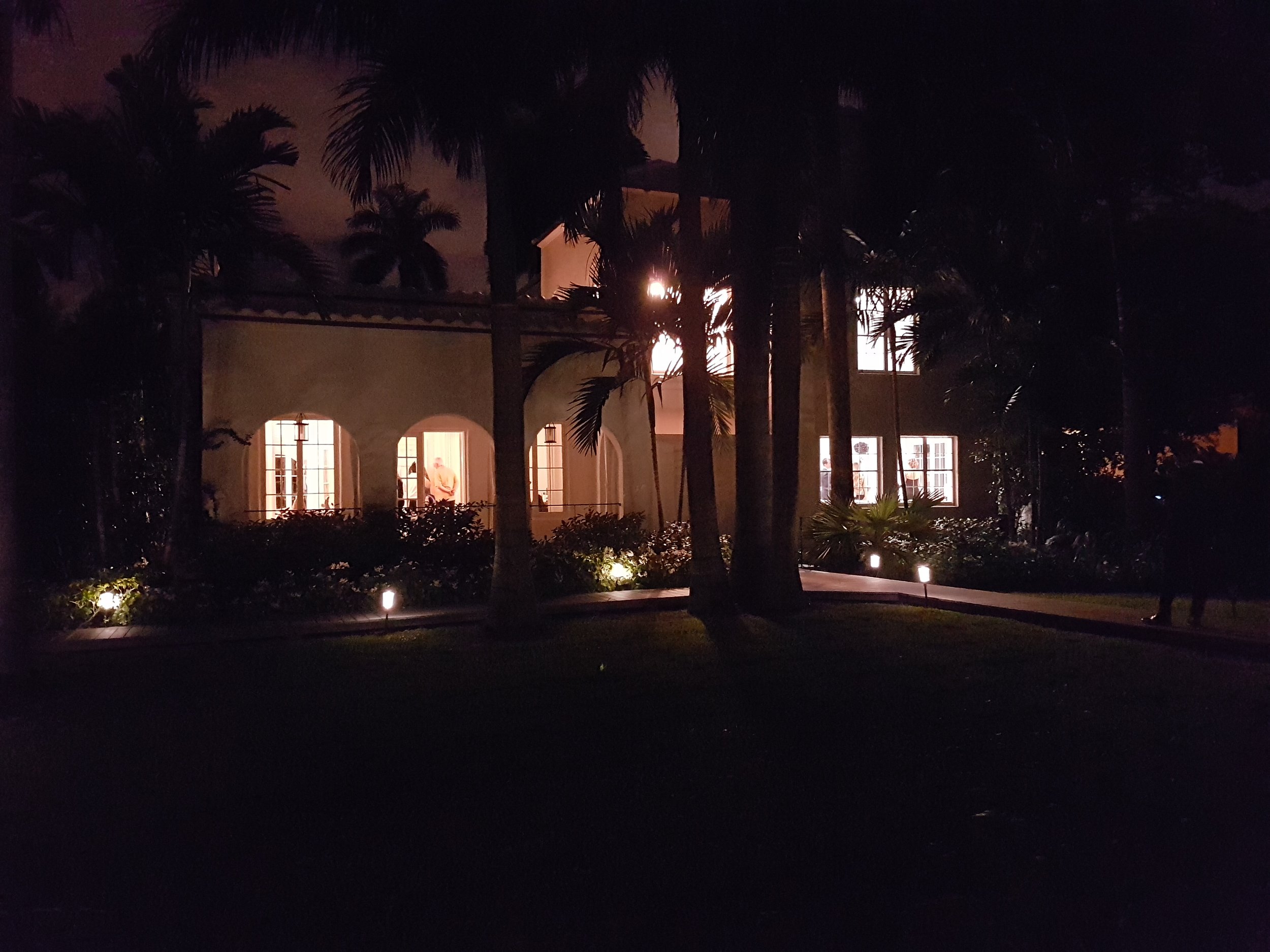 Entrance to main residence at 93 Palm, former home of gangster Al Capone. (Jane Adey)