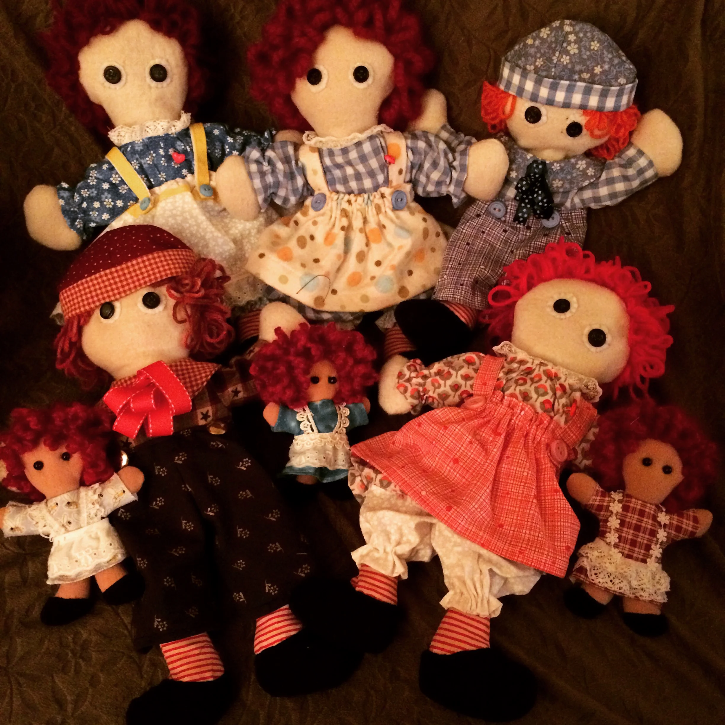 Raggedy Anns and Andys - for Marsian Delellis