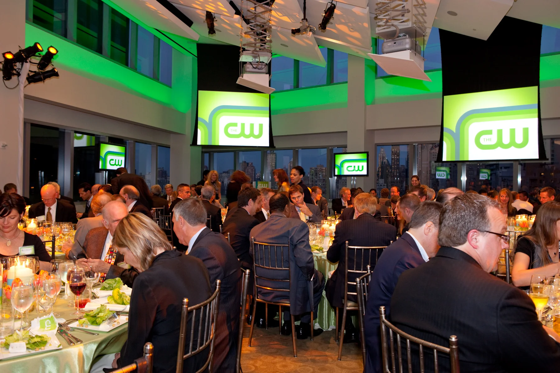 Bold Branding at the CW Network Dinner: The Time Warner Center, New York City