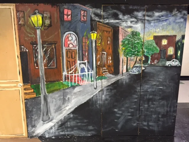 Arsenic and Old Lace Backdrop