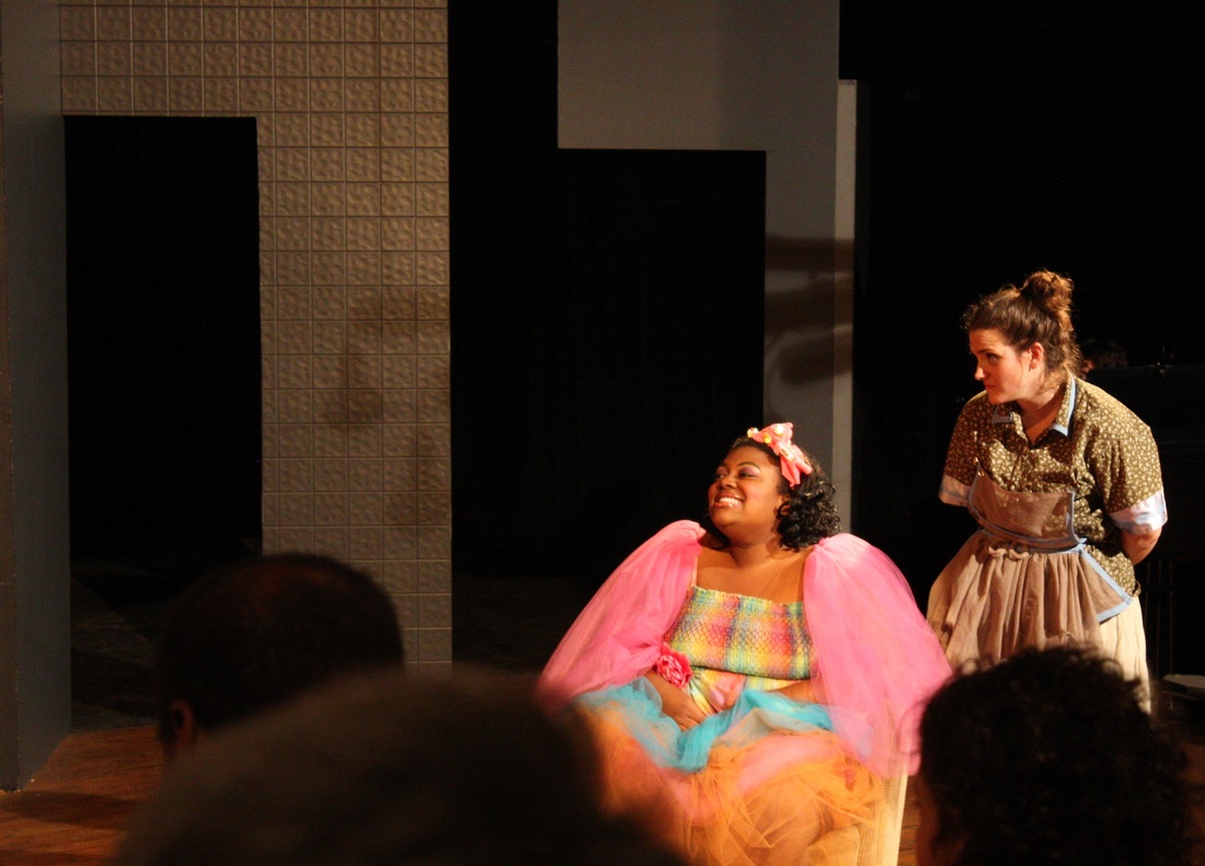 Jeanell Allen and Marlena Holman in The Imaginary Invalid at CSV Center, New York. (2012) photo: Eugene Ma