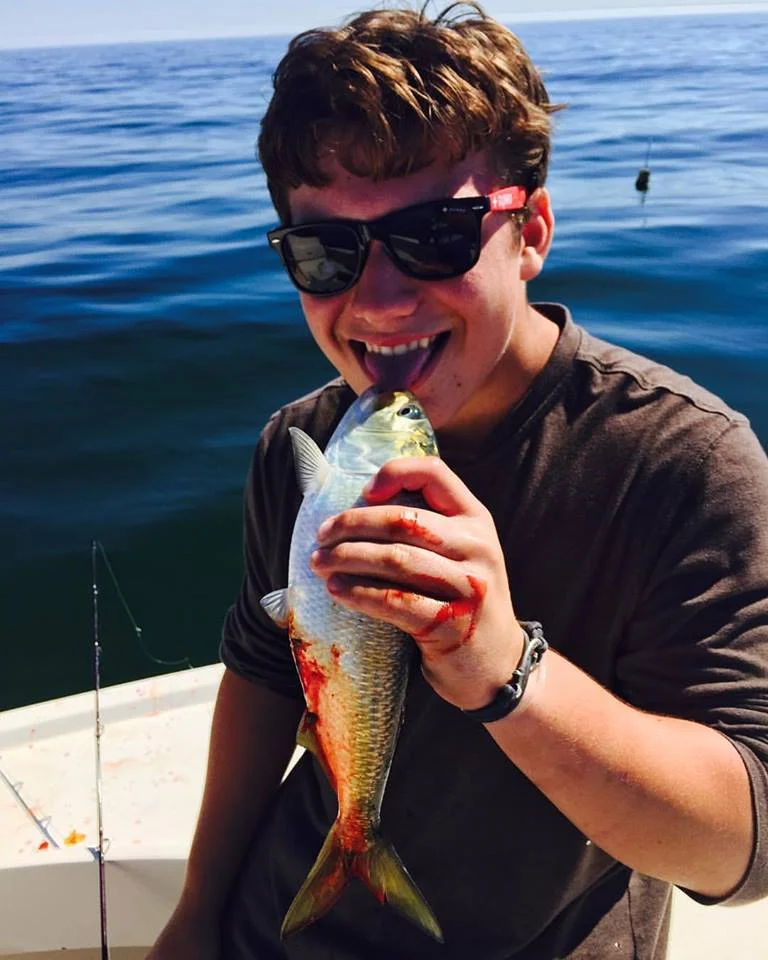 Harry! Pogies are for stripers! Snagging some pogies that have been invading Plum Island and Salisbury. 