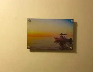 Memory Mount of Manolin Approaching a school of pogies at Sunset!