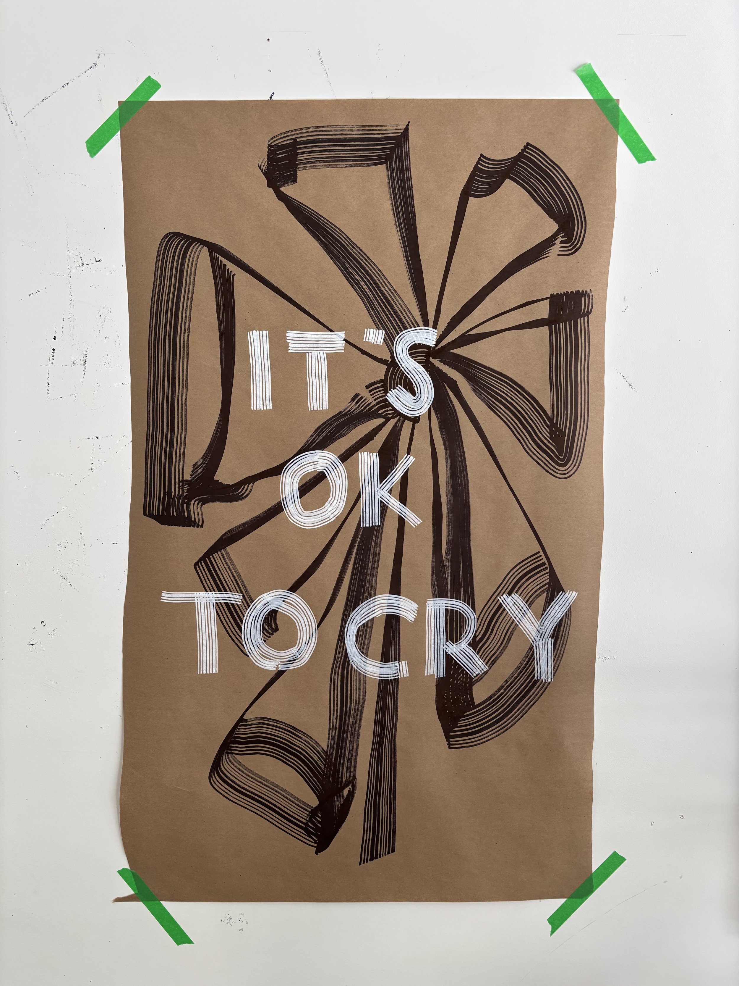 ITS OKAY TO CRY 