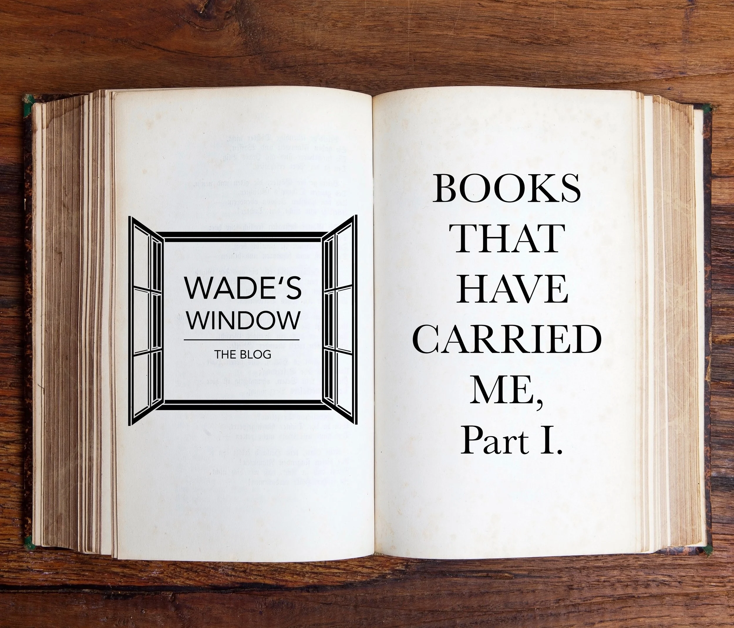BOOKS THAT HAVE CARRIED ME, PART I