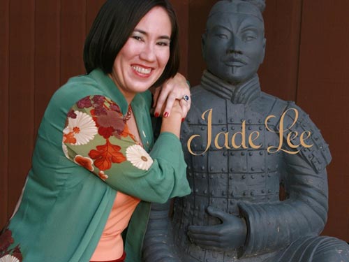   Jade Lee, author of "Wicked Seduction", filled the room with her bright smile.  