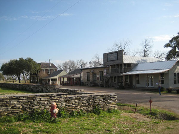 This is Main Street, Round Top, Texas. It was dark when Carol & I arrived and we were all the way through town before we realized we'd missed it!