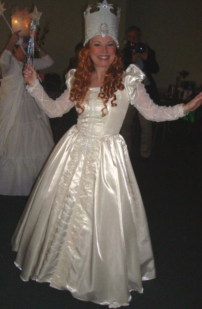   Here I am as Glinda the Good Witch of the North.  