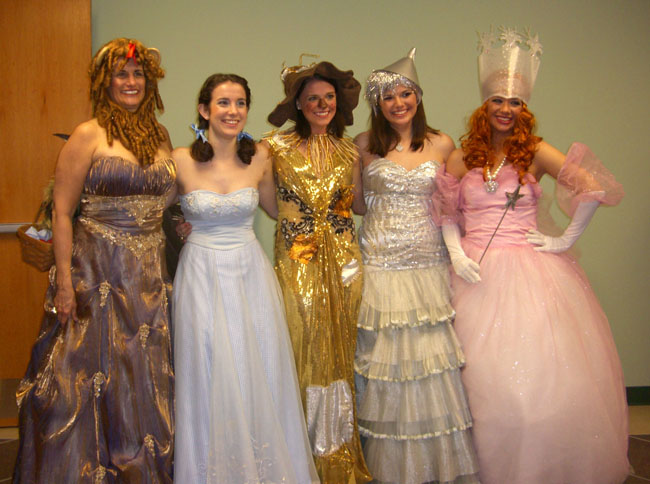 The Pulpwood Queens from Kansas each dressed like a character from the book, but they did it in formal dresses. I just loved how creative they all were!