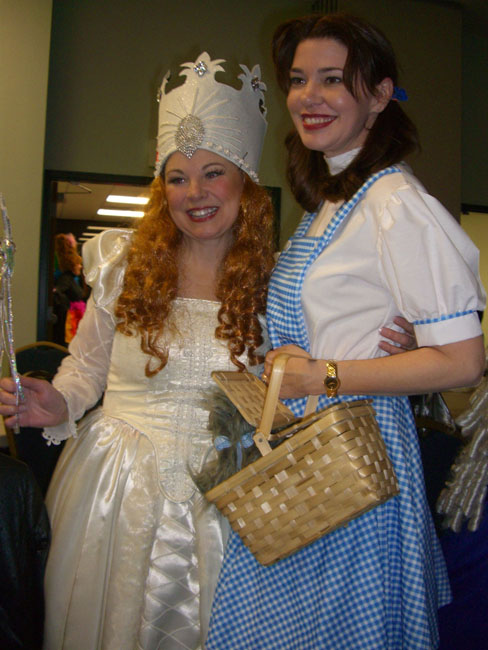   Author Karen Harrington (Janeology) dressed as Dorothy.  