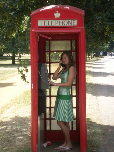   They discover this funny thing called a telephone booth! ;-)  