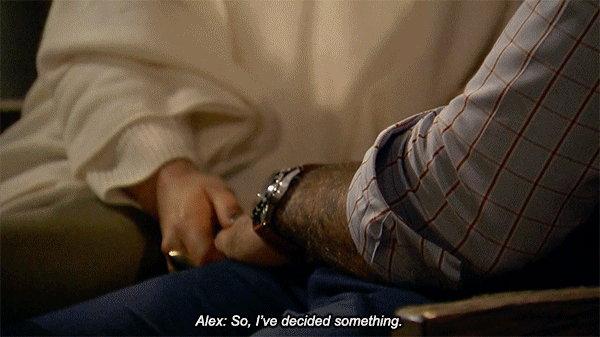 HE decided it. Uh huh.
