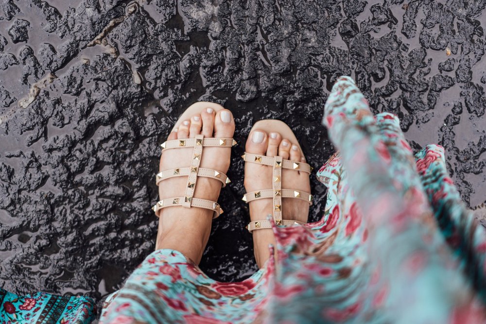  These sandals were made for walking! 