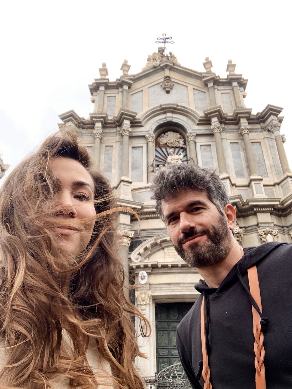  When the cathedral isn’t open yet… you take a selfie in front of it. :) 