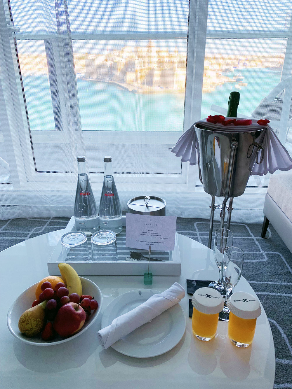  Daily touches from our butler, John Henry. Oh, and the OJ was fresh-squeezed! 