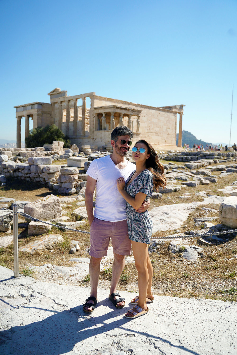  Requisite couple photo at the Temple of Athena Nike 