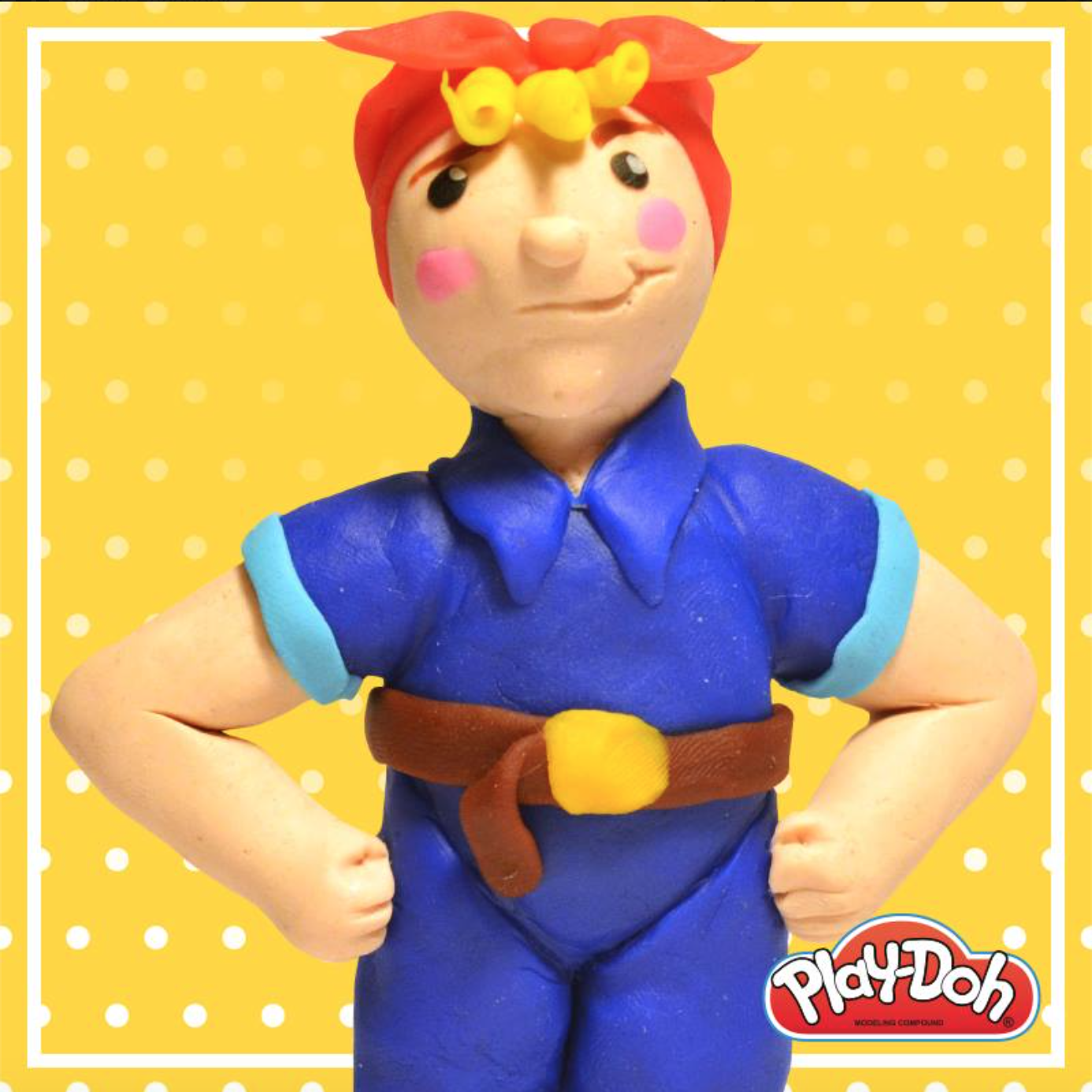 International Women's Day Play-Doh Facebook & Instagram Post