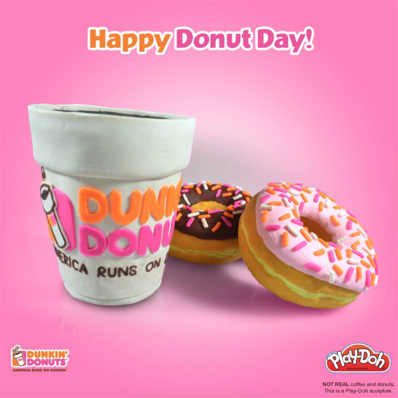 National Donut Day Play-Doh Facebook Post
