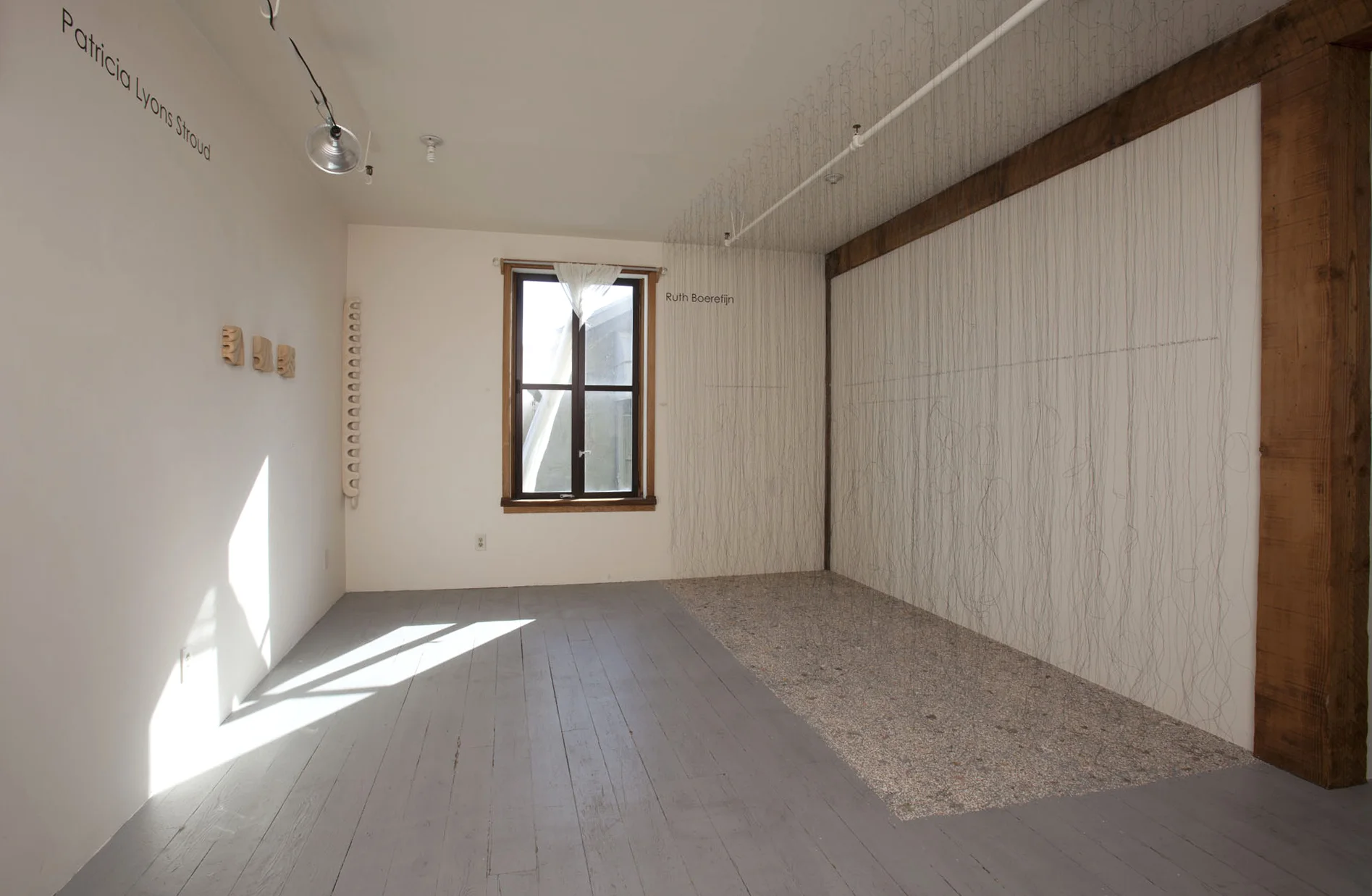 Installation by Ruth Boerefijn - from the exhibit Inhabiting Space