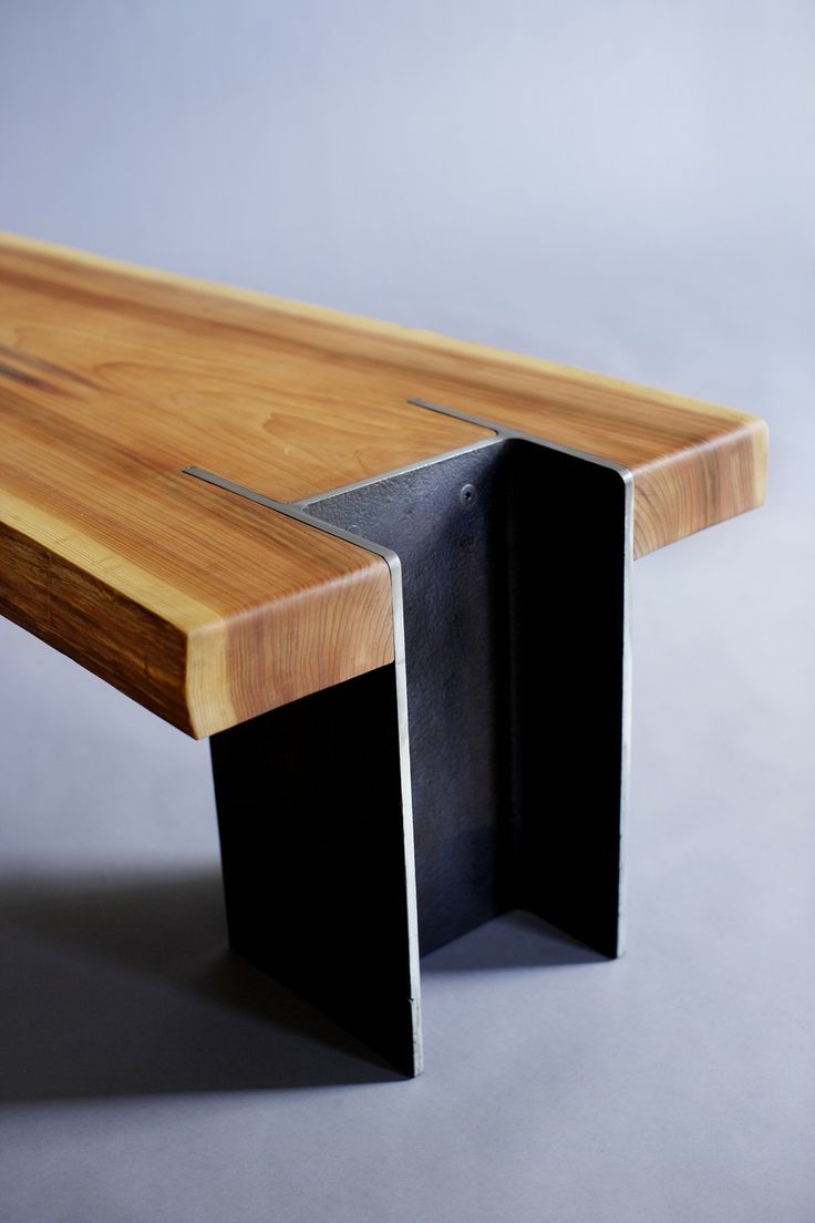 LIVE EDGE CEDAR BENCH TABLE INDUSTRIAL DESIGN ITCHBAN.COM