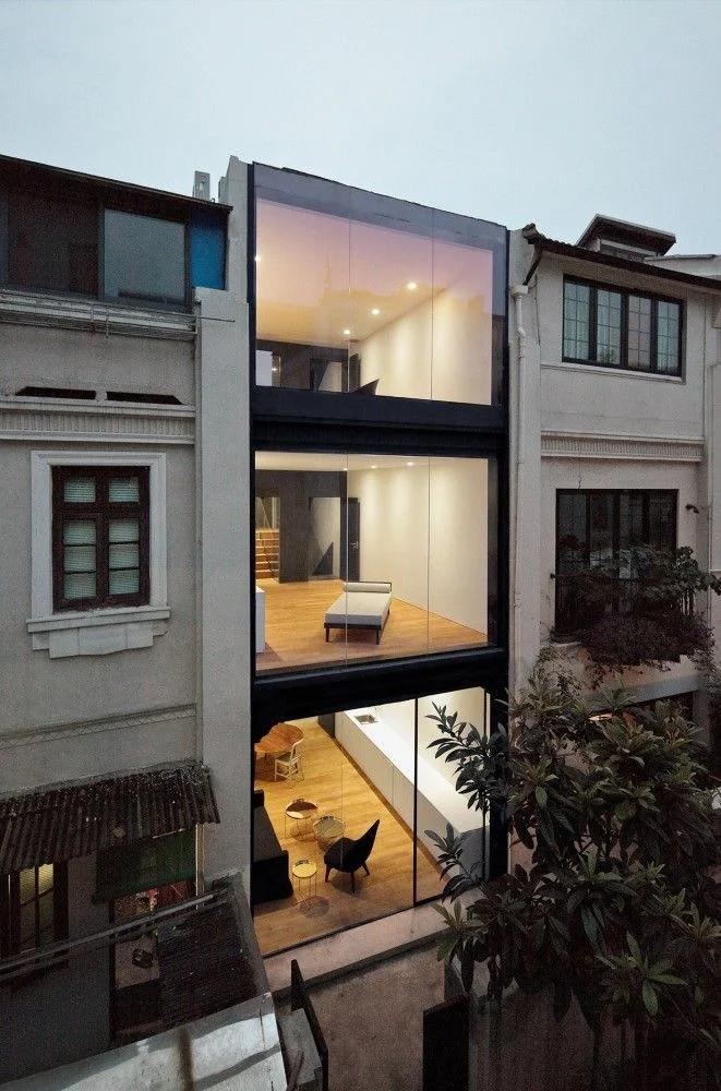 Neri Hu Design and Research Office Three storey transparent glass ITCHBAN.com