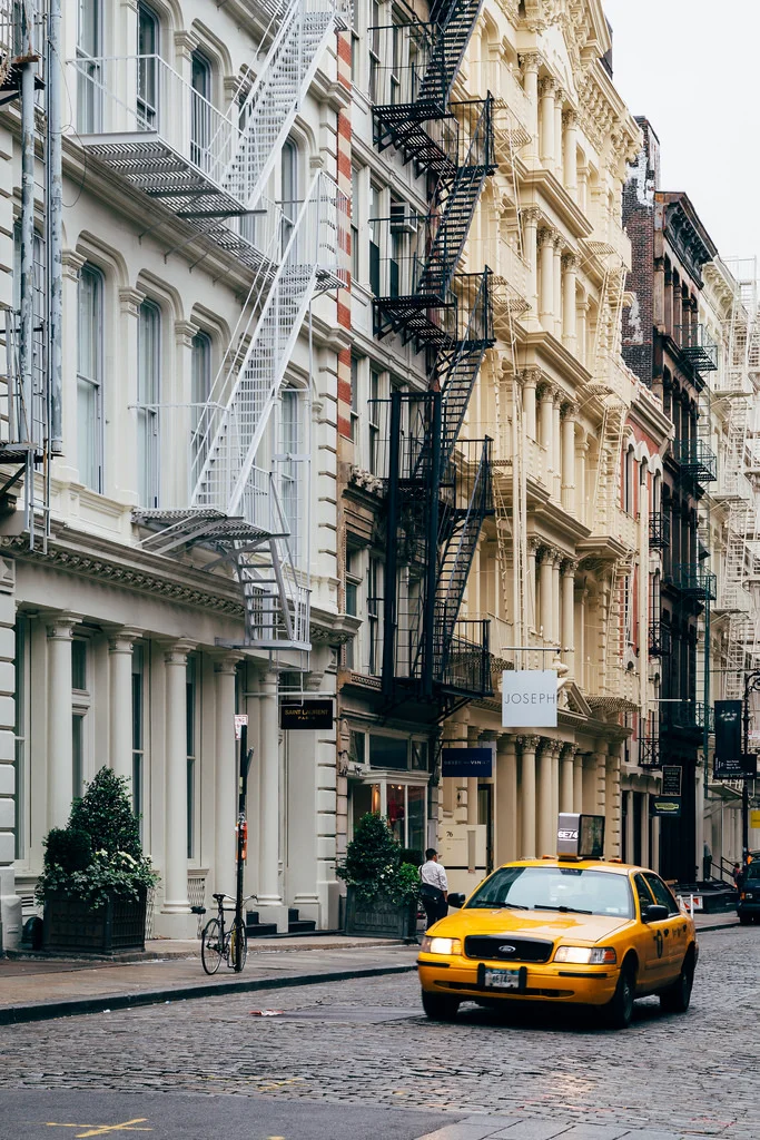 Cobblestoned streets in Soho New York ITCHBAN.com